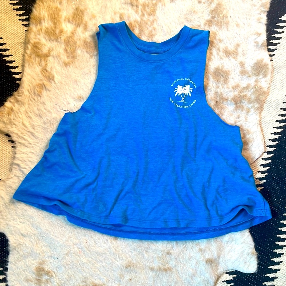 Spiritual gangster muscle tank